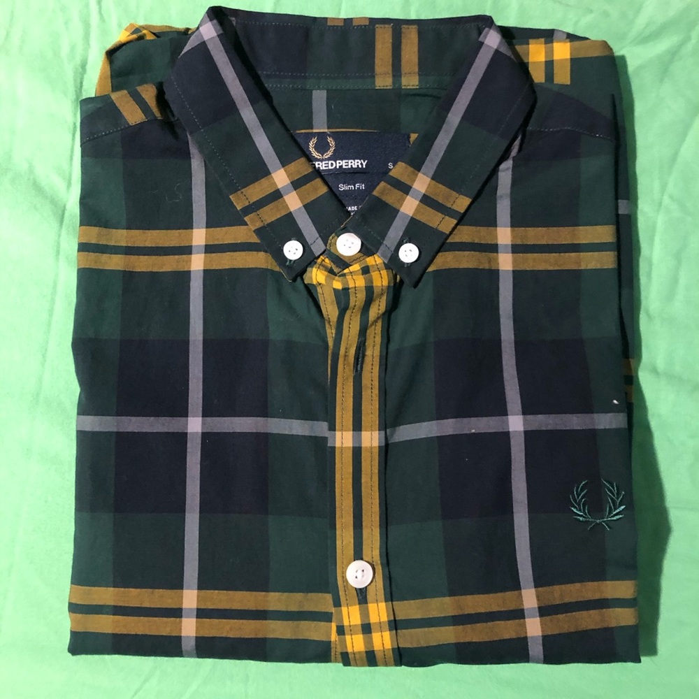 Fred Perry Long Sleeve Slim Fit Button Down